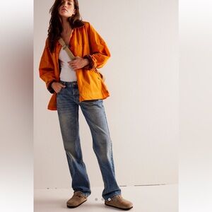 NWT sz S Free People We The Free Cori Waxed Jacket